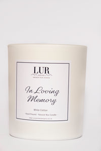 'In Loving Memory' Candle