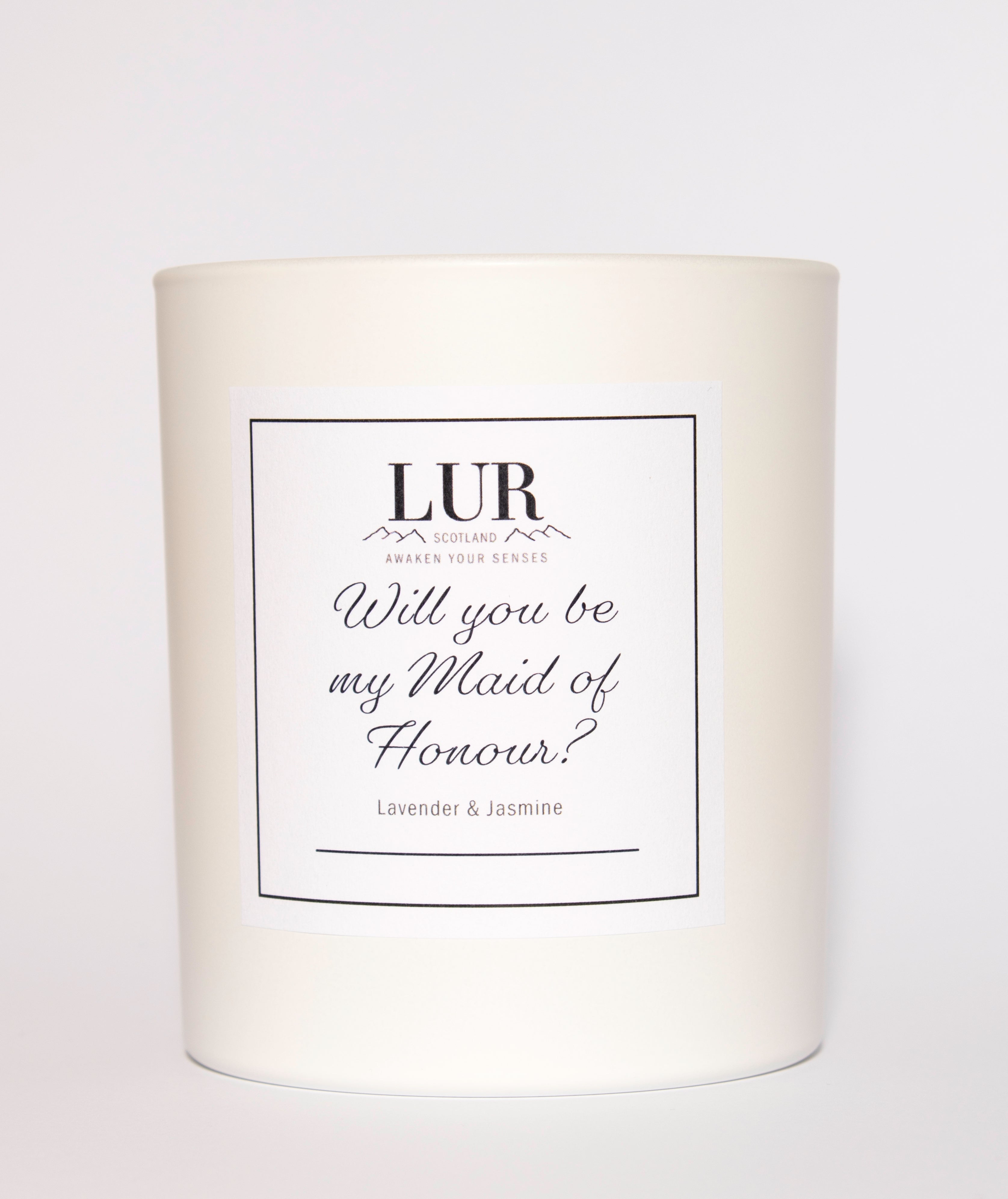 ‘ Will you be my Maid of Honour?’ Luxury Candle