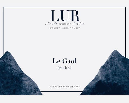 Free Scottish inspired gift note.